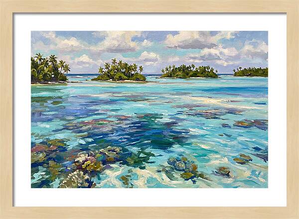 Serene Atoll Reflections