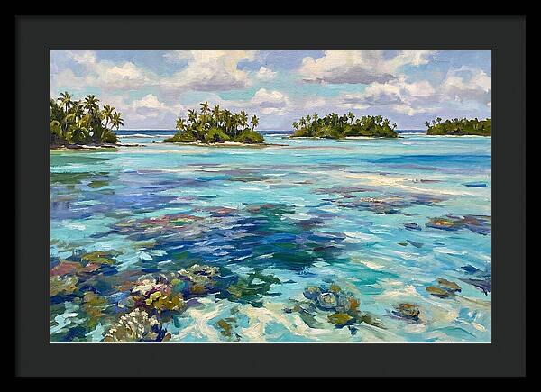 Serene Atoll Reflections