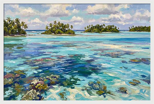Serene Atoll Reflections