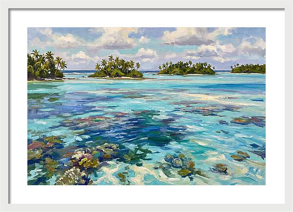 Serene Atoll Reflections