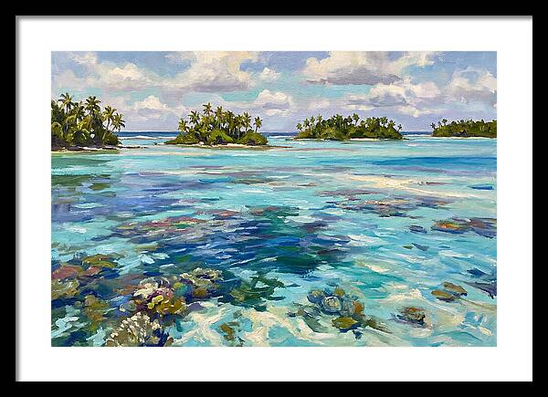 Serene Atoll Reflections
