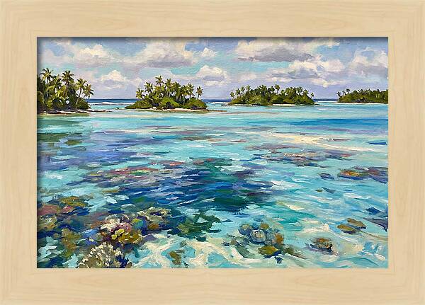 Serene Atoll Reflections