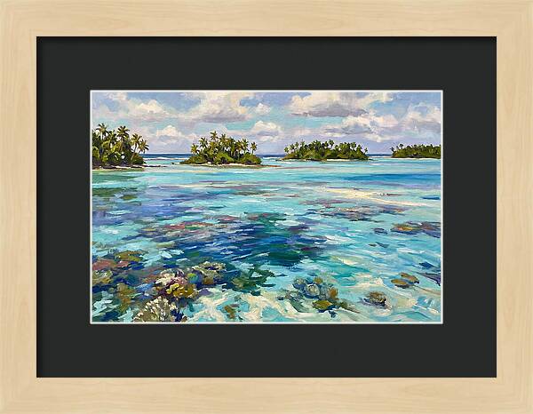 Serene Atoll Reflections