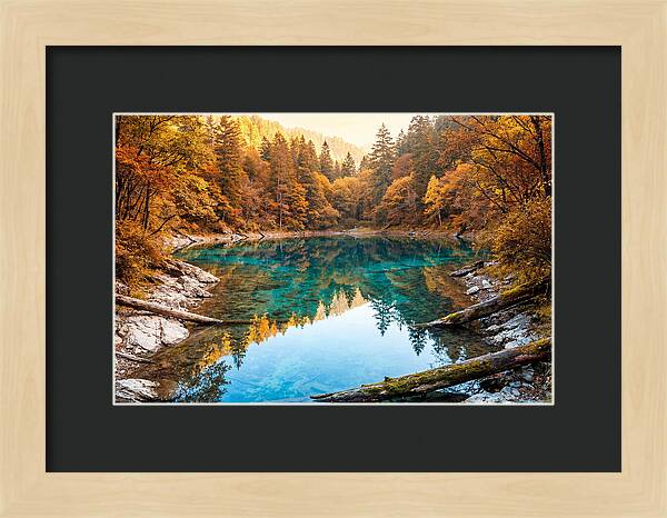 Serene Autumn At Five Flower Lake