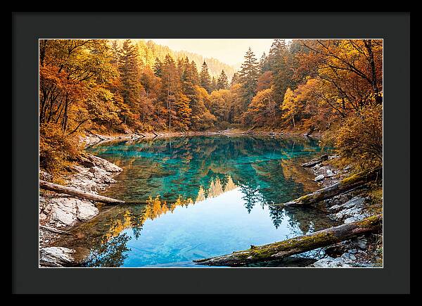 Serene Autumn At Five Flower Lake