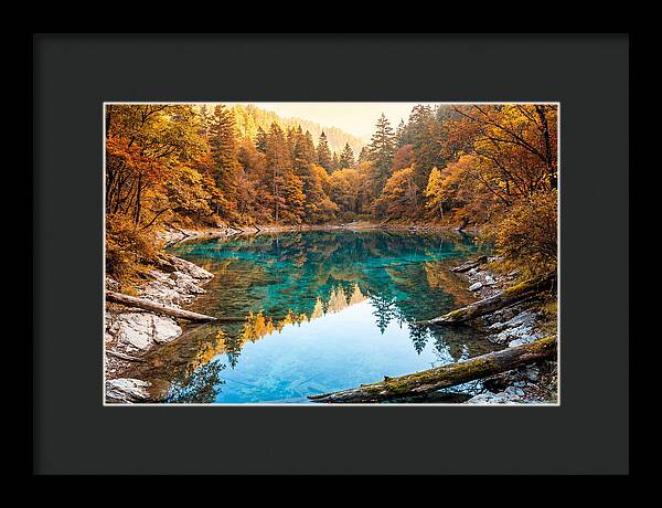 Serene Autumn At Five Flower Lake