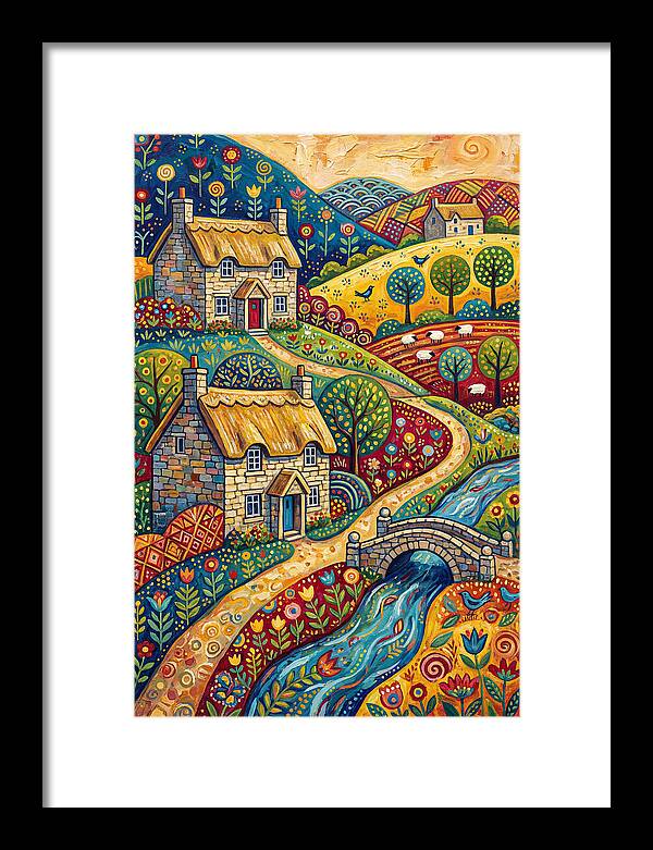 Serene Beauty Of A Historic Village