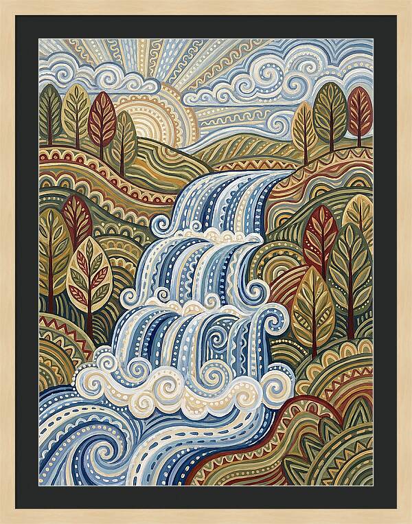 Serene Cascade Retreat