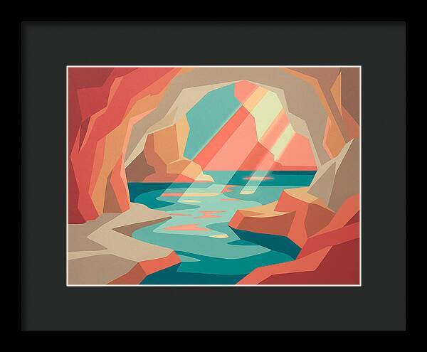 Serene Cave By The Sea