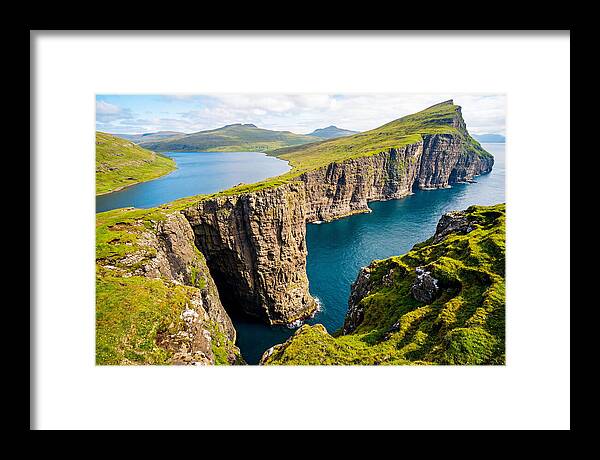 Serene Cliffside Reflection