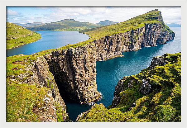 Serene Cliffside Reflection
