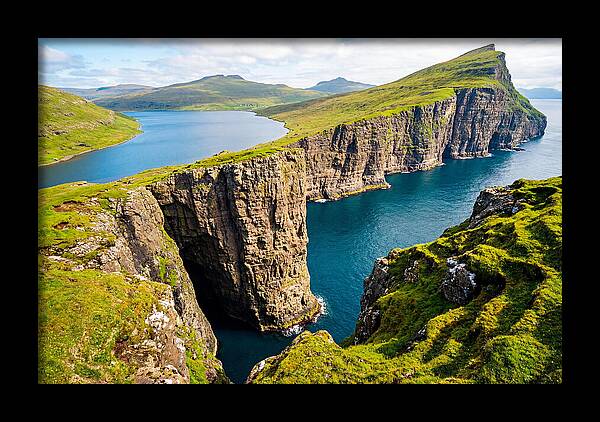 Serene Cliffside Reflection