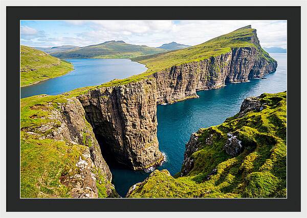 Serene Cliffside Reflection