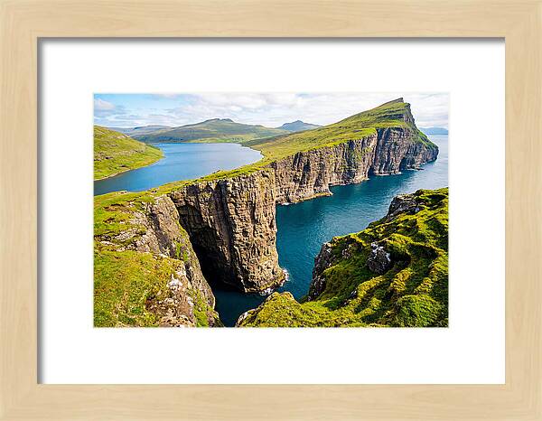 Serene Cliffside Reflection