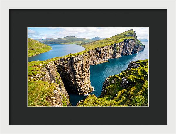 Serene Cliffside Reflection