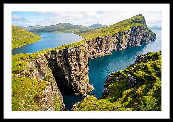 Serene Cliffside Reflection