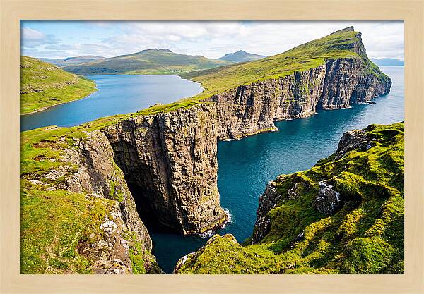 Serene Cliffside Reflection