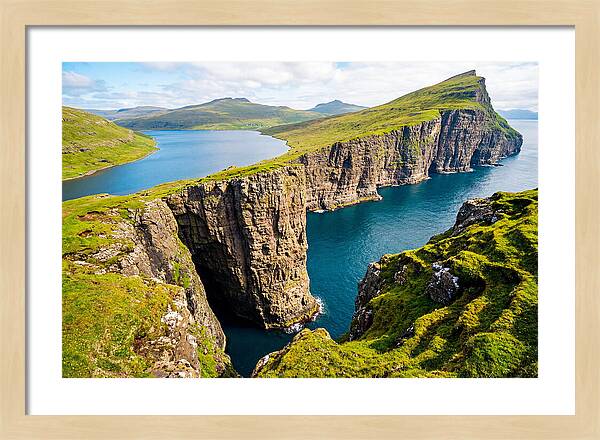 Serene Cliffside Reflection