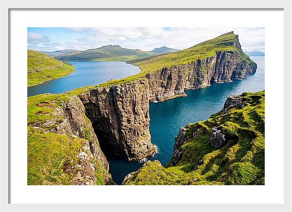 Serene Cliffside Reflection