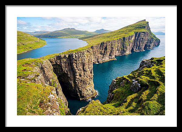 Serene Cliffside Reflection