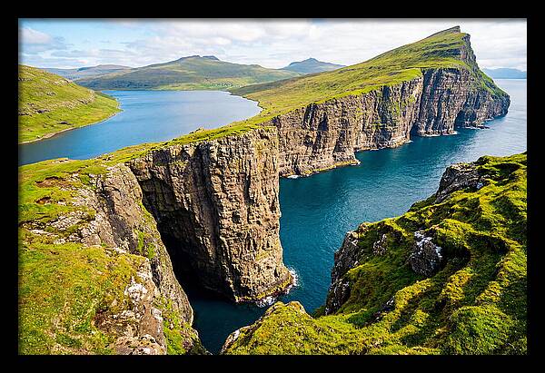 Serene Cliffside Reflection