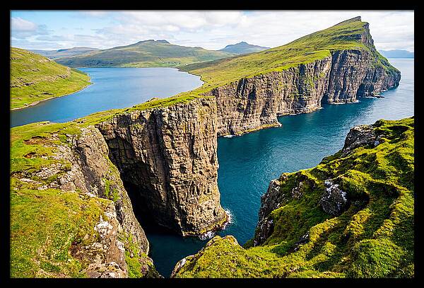 Serene Cliffside Reflection