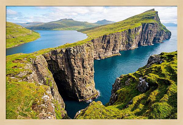 Serene Cliffside Reflection