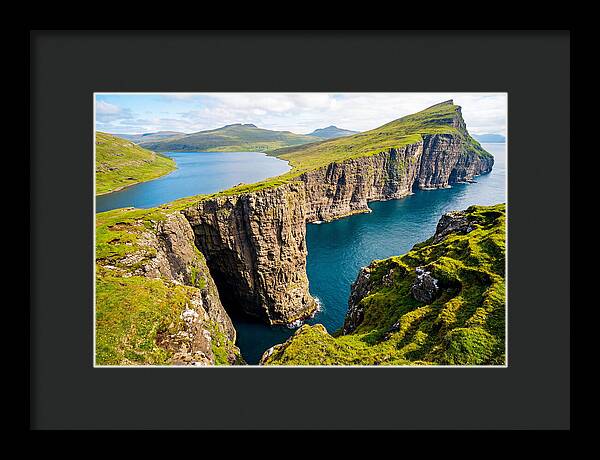 Serene Cliffside Reflection