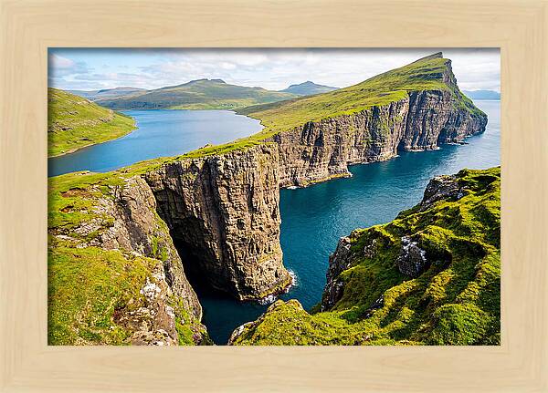 Serene Cliffside Reflection