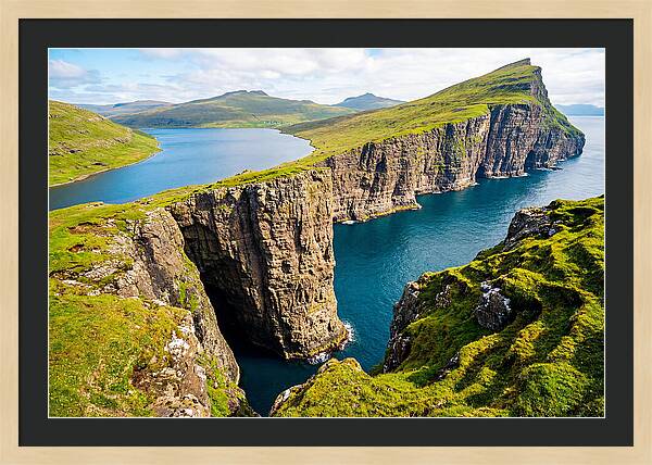 Serene Cliffside Reflection