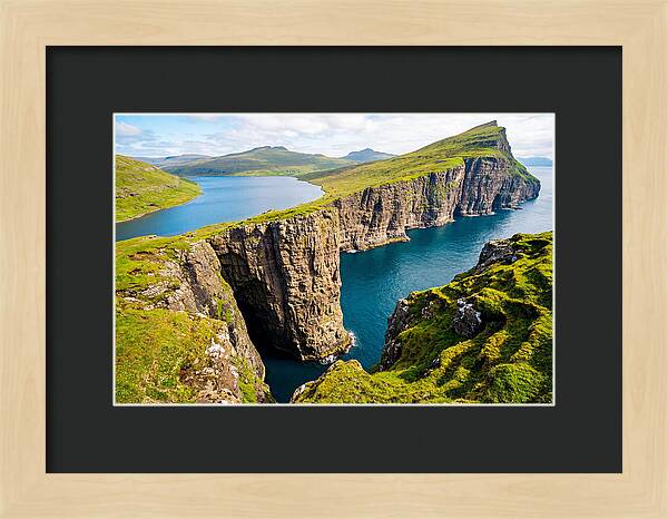 Serene Cliffside Reflection