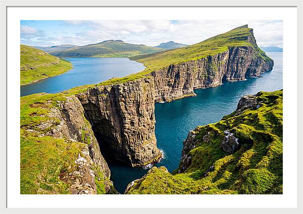 Serene Cliffside Reflection