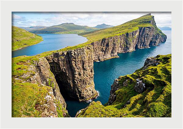 Serene Cliffside Reflection
