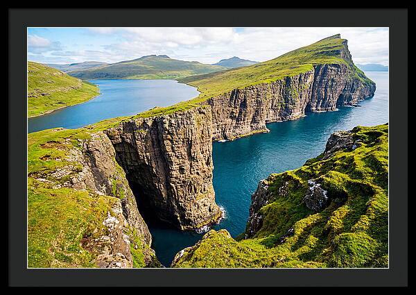 Serene Cliffside Reflection