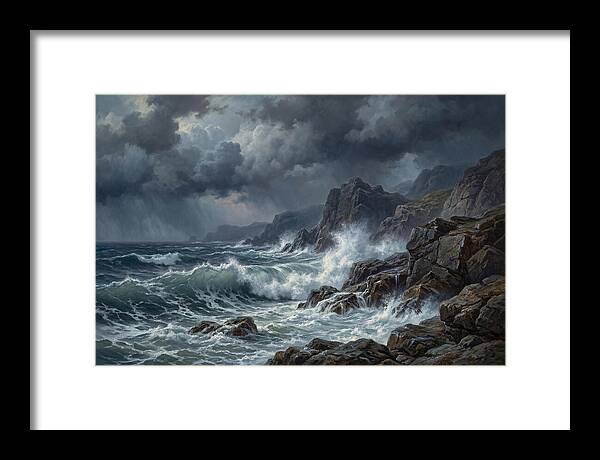Serene Coastal Storm