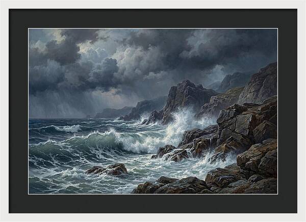 Serene Coastal Storm