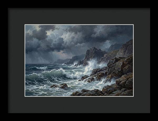 Serene Coastal Storm