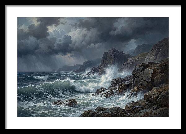 Serene Coastal Storm