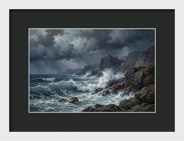 Serene Coastal Storm