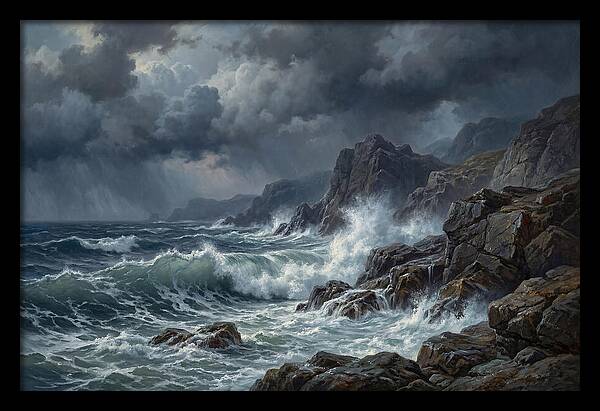 Serene Coastal Storm