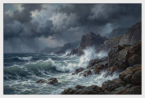 Serene Coastal Storm