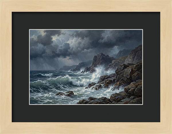 Serene Coastal Storm