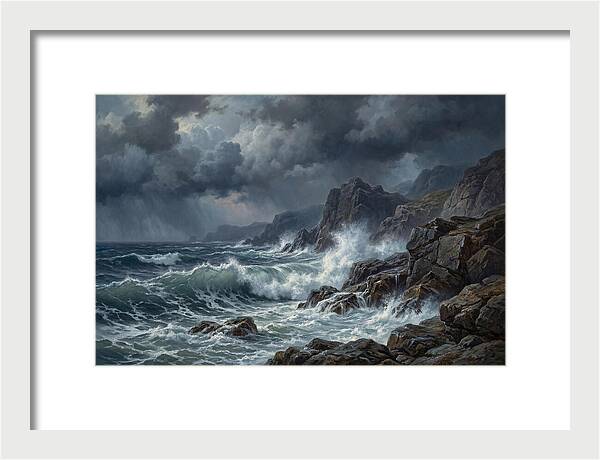 Serene Coastal Storm