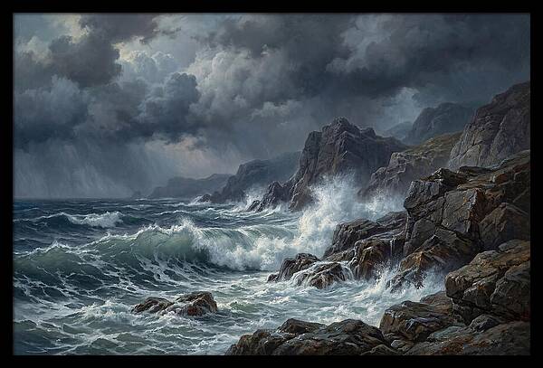 Serene Coastal Storm