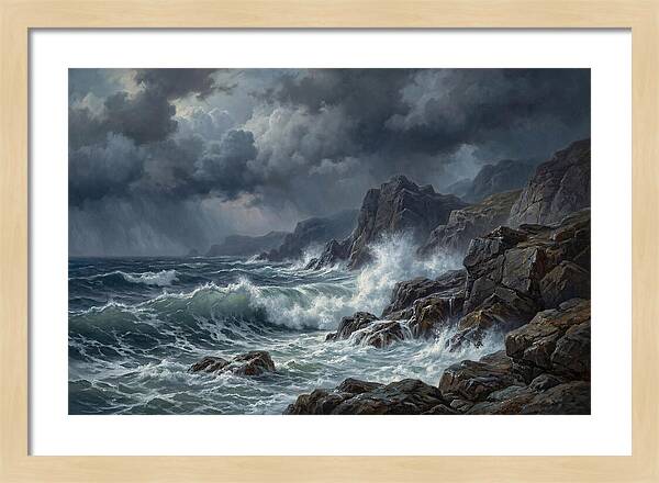 Serene Coastal Storm