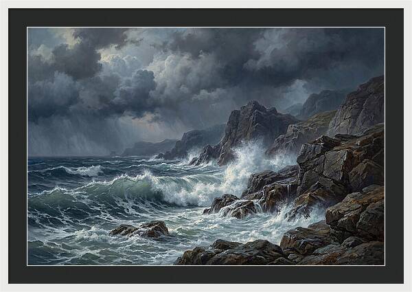 Serene Coastal Storm