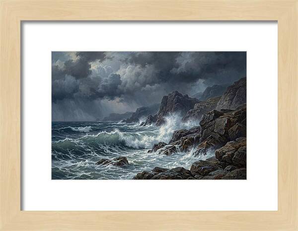 Serene Coastal Storm