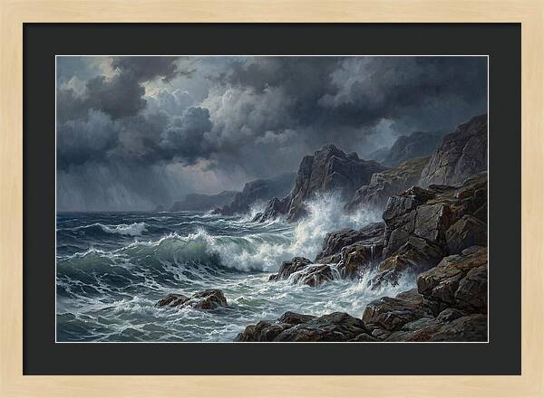 Serene Coastal Storm