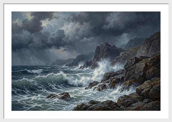 Serene Coastal Storm