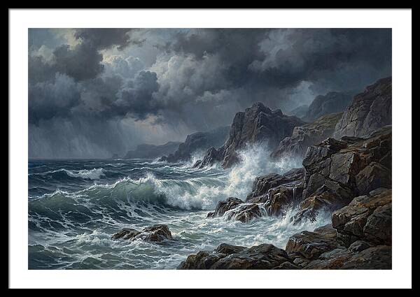 Serene Coastal Storm